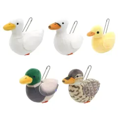 【中古】ぬいぐるみマスコット・ぬいぐるみバッジ 全5種セット 「ネイチャーテクニカラーMONO アヒルとマガモのぬいぐるみ」