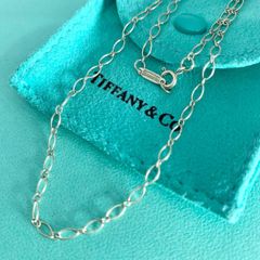 ティファニー オーバル リンク チェーン ネックレス シルバー VI2e