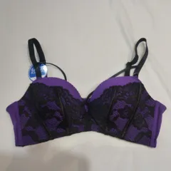 新品タグ付き エメフィール ブラジャー  B75　アンダーバスト75 バスト88 紫