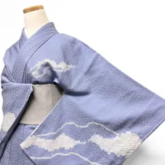 絞り　未着用　付け下げ　紗綾形地紋　鹿の子　流線　着物　012b p ms