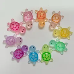 新品) 光るカメ ジビッツ 10個セット / Crocs ルームシューズ