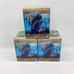 【中古】バンプレスト 鎮座獣 ジンオウガ～月下雷鳴～ 3体セット 未開封品 モンスターハンター[97]