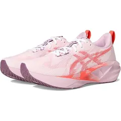 WJ177 アシックス レディース ノヴァブラスト 5 ASICS women Novablast 5 White/Coral Reef 4570158405768