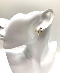 K18 ✖️ pt900 コンビスリーカラー フープピアス 両耳2.15g - メルカリ