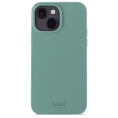 Holdit スマホケース (iPhone 14 13 / モスグリーン) スマホ ケース カバー (シリコン/ワイヤレス充電可能) iphoneケース iPhone14 iphone13 [モスグリーン] [iPhone 14/iPhone 13]