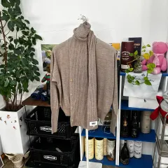 MM6 Maison Margiela マフラー レイヤード カーディガン S