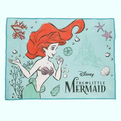 リトルマーメイド プリンセス アリエル グランブルー 2~3人用 ディズニー こども コンパクト 中サイズ 子ども 子供 遠足 レジャーシート 運動会 厚手 丸眞 女の子 2065048100