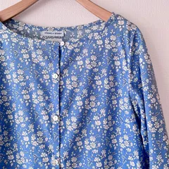 【nîmes et nîmes ニームエ ニーム】リバティ　カペル柄　ワンピース/チュニック　サイズＭ