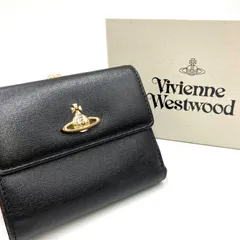 Vivienne Westwood ヴィヴィアンウエストウッド　財布　ウォレット　オーブ　三つ折り　レザー　がま口