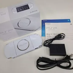 【美品】SONY PSP3000 本体 パールホワイト