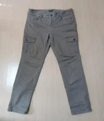 正規品 BURBERRY カーキ色 カーゴ パンツ コットン パンツ