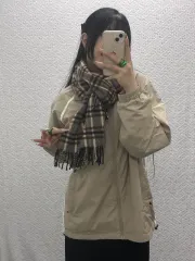 アクアスキュータム ヴィンテージ 폭닥 CHECK マフラー C08274