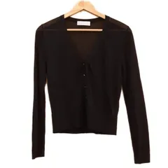 CELFORD(セルフォード) カーディガン サイズ36 S レディース美品  - 黒 長袖/ラメ/シースルー