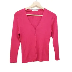 ANAYI(アナイ) カーディガン サイズ38 M レディース美品  - ピンクレッド 長袖
