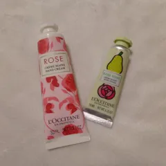 未使用品  ロクシタン ROSEハンドトリートメント30ml・ROSE POIREハンドクリーム10ml 2本セット  30ml・10ml
