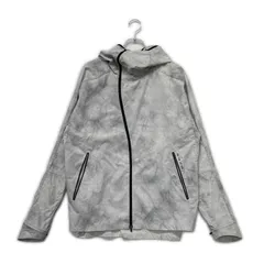 未使用品 メンズ ナイキ NIKE フルジップアウター L グレー 総柄 ダブルジップ
