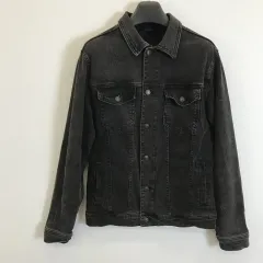 ZARA ザラ ブラックデニム トラッカー デニムジャケット Mサイズ