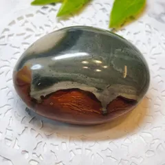 【E17501】ムーアカイト　モッカイト　ジャスパー　ペブル　明るさ　決断力　発見