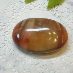 【E17502】ムーアカイト　モッカイト　ジャスパー　ペブル　明るさ　決断力　発見