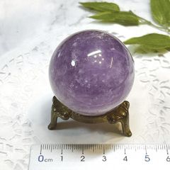 月影の深花｜アメジストスフィア(51.2㎜／台座つき) - メルカリ