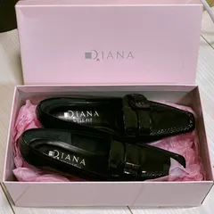 未使用 極美品 Diana WELL FIT ダイアナ パンプス エナメル ビジネスシューズ  21.5cm
