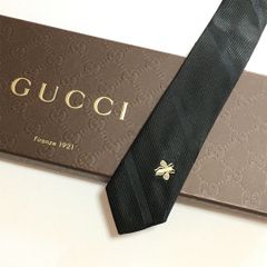 ✨極美品✨】GUCCI グッチ ネクタイ 蜂 ビー ソリッド系 ハイブランド