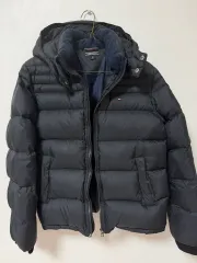 トミーヒルフィガー ブラック ダウン アウター 164