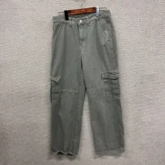 ヴィンテージ カーゴ デニム ワイドパンツ (ジーンズ) M M09153