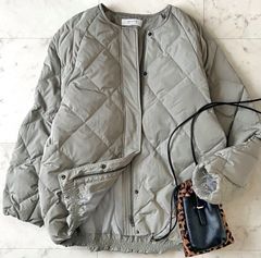 アーバンリサーチ アクータ コクーンキルティングダウン ノーカラー 人気//URBAN RESEARCH アーバンリサーチ コクーンキルティングダウン