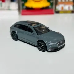 ホットウィール プレミアム アウディ RS6 アバント グレー ダイキャスト