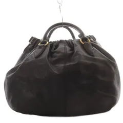 ミュウミュウ miumiu ヴィッテロ リュクス ハンドバッグ レザー ブラック /YO34 ■OH