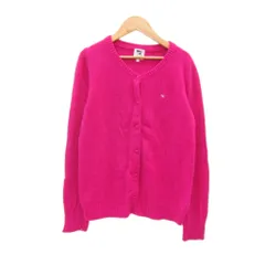 アーノルドパーマー Arnold Palmer ニットカーディガン ミドル丈 アンゴラ混 3 L ピンク 無地 /SY9 ■GY59