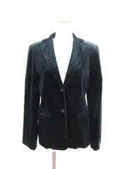 ボールジー BALLSEY トゥモローランド ジャケット テーラード シングル ベロア 黒 ブラック /sh