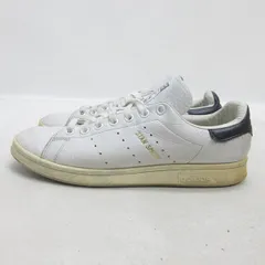 t■【 25.5cm 】アディダス/ADIDAS スタンスミス レザースニーカー■白×紺/MENS/33【中古】