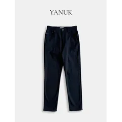 YANUK ヤヌーク ハイウエスト RUTH ブラック 26 デニム 日本製