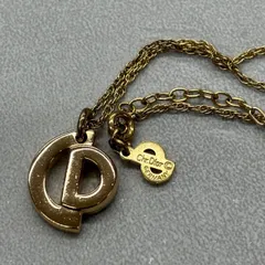 Christian Dior ネックレス　ディオール　ゴールドカラー