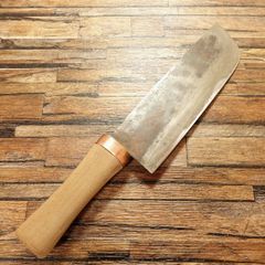 ☆新品送料込☆源正房はがね鍛造出刃包丁165mm右片刃裏押し加工済み