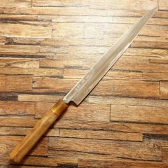 ◉前Ha1001 堺一文字光秀 柳刃包丁 和包丁 木製ハンドル - メルカリ