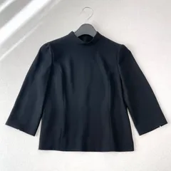 TOKYO IGIN / 東京イギン  日本製 冠婚葬祭 喪服 礼服 ブラックフォーマル ハイネック トップス プルオーバー ブラウス 9号
