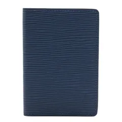 LOUIS VUITTON ルイ ヴィトン エピ オーガナイザー ドゥ ポッシュ カードケース 名刺入れ パスケース ブルー 青