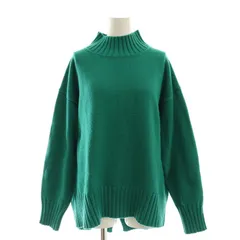 ロペピクニック ROPE Picnic 22AW バックスリットニットプルオーバー セーター 長袖 38 緑 グリーン GDM-52110-B /AT ■OS