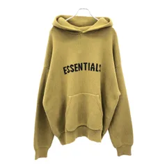 ESSENTIALS FEAR OF GOD エッセンシャルズ フィア オブ ゴッド ニットパーカー  マスタード系 XL
