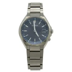 CITIZEN シチズン アテッサ エコドライブ 電波時計 ソーラー 世界限定1400本 チタン ネイビー文字盤 メンズ 腕時計 H149-S125626