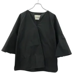 JIL SANDER ジルサンダー 21SS フルサークルスリーブプルオーバーブラウス JSPU560806WU ブラック 38のサムネイル