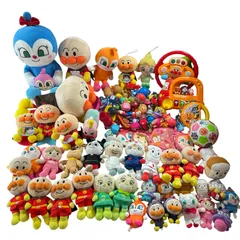 ★  アンパンマン あんぱんまん グッズ まとめ ぬいぐるみ プリちぃビーンズ フィギュア ソフビ カプセルトイ おもちゃ 等 現状品 5kg