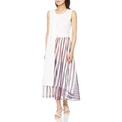 [グレースコンチネンタル] ｽﾄﾗｲﾌﾟﾌﾟﾘﾝﾄﾆｯﾄﾜﾝﾋﾟｰｽ 0