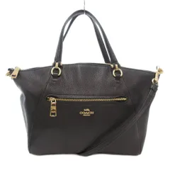 コーチ COACH 美品 ハンドバッグ ショルダー 2WAY ロゴ 黒 ブラック 79997 /AE