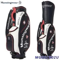 新品★マンシング★Munsingwear★MG6SCB02U カーブロゴ カート キャディバッグ★2026★9型 3.4kg★【NV00】ネイビーのサムネイル