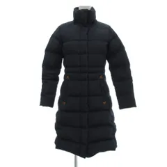エルエルビーン L.L.BEAN ダウンコート ハイネック ロング丈 XS 紺 ネイビー /JS