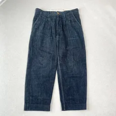 D.M.G. Brocante /ドミンゴ ブロカント   日本製  2タック バックベルト 8分丈 デニム テーパードパンツ